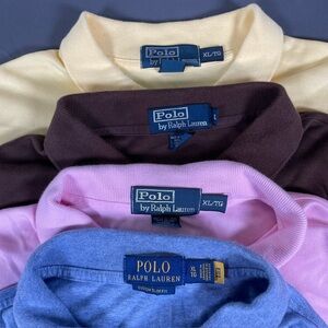 Polo Ralph Lauren Polo Shirt Bundle of Four Men's Size XL Short Sleeve Golf Logo